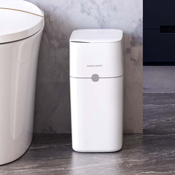 Joybos® 2.6 Gallon Slim Bathroom Trash Can White