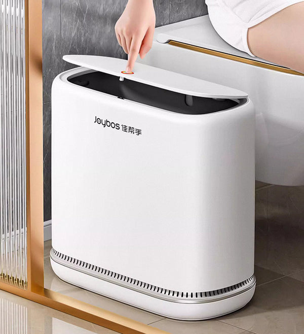Joybos® 3.3Gal Bathroom Slim Press Top Lid Trash Can Z29