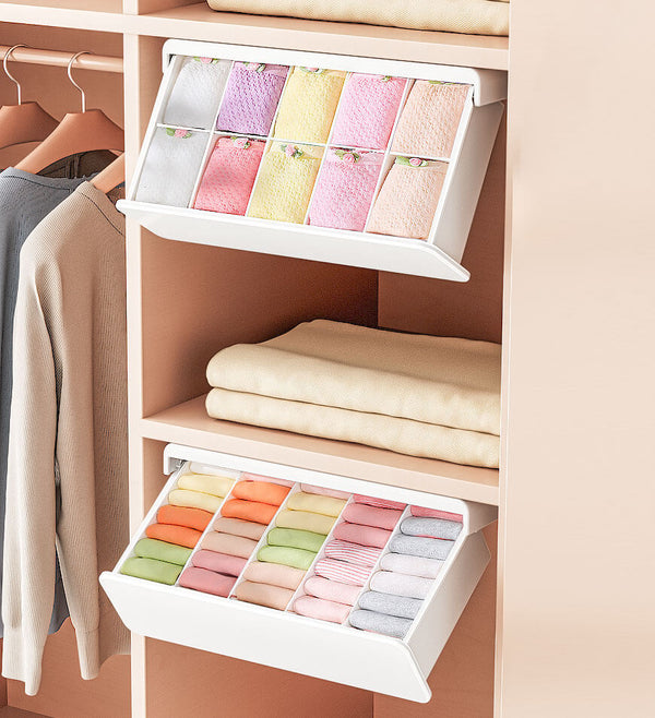 Joybos®Underwear Storage Drawer Slid Out Home Organization 5/10 Compartment