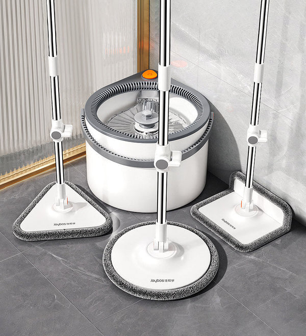 Joybos® 360 Spin Mop Bucket Set and Wringer with Three Types Mop Heads Z56