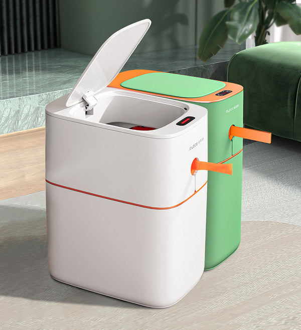 Joybos® 3.4 Gal Sensor Trash Can Kit（Green+White）
